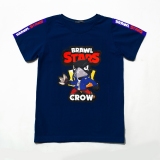 Футболка для мальчика, Brawl Stars Crown, темно-синяя